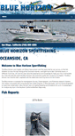 Mobile Screenshot of bluehorizonsportfishing.com